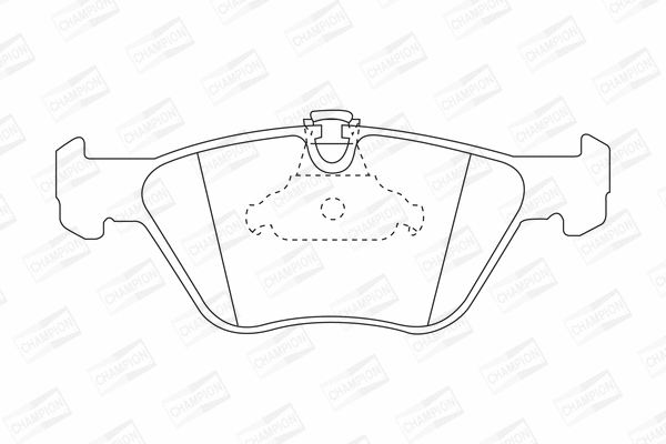 Brake Pad Set, disc brake (571880CH)