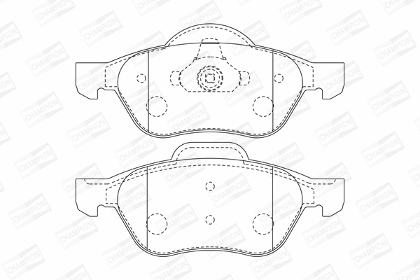 Brake Pad Set, disc brake (573016CH)