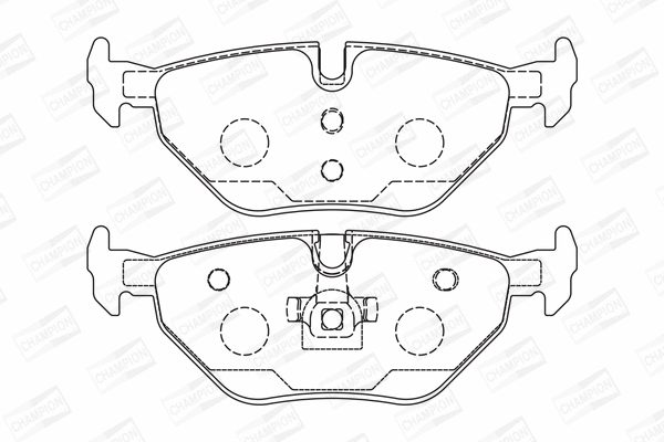 Brake Pad Set, disc brake (571960CH)
