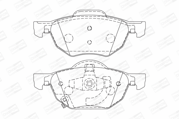 Brake Pad Set, disc brake (572480CH)