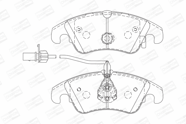 Brake Pad Set, disc brake (573247CH)