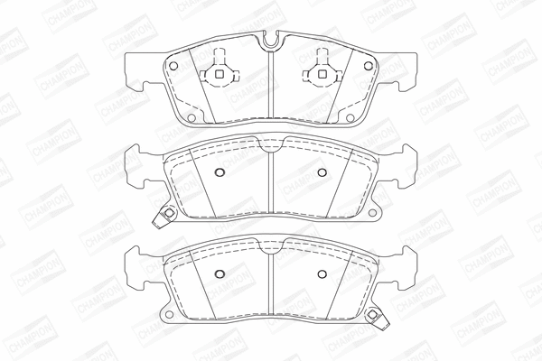 Brake Pad Set, disc brake (573459CH)