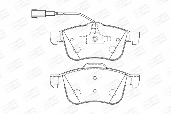 Brake Pad Set, disc brake (573173CH)