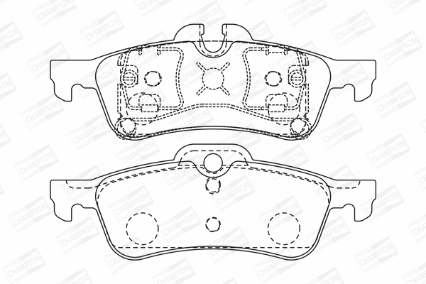 Brake Pad Set, disc brake (573056CH)