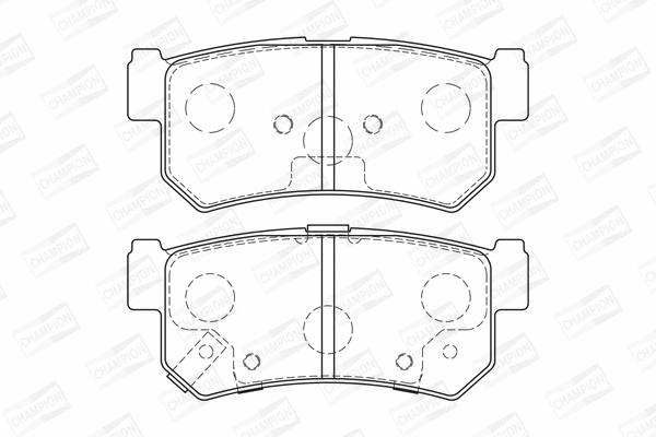 Brake Pad Set, disc brake (573377CH)