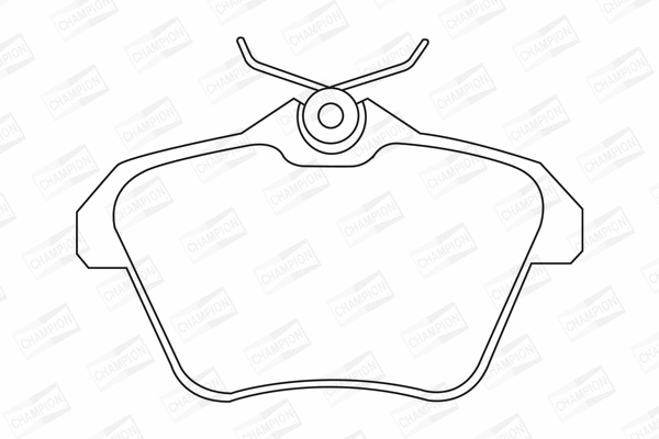 Brake Pad Set, disc brake (571908CH)