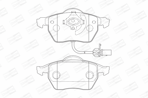 Brake Pad Set, disc brake (573037CH)
