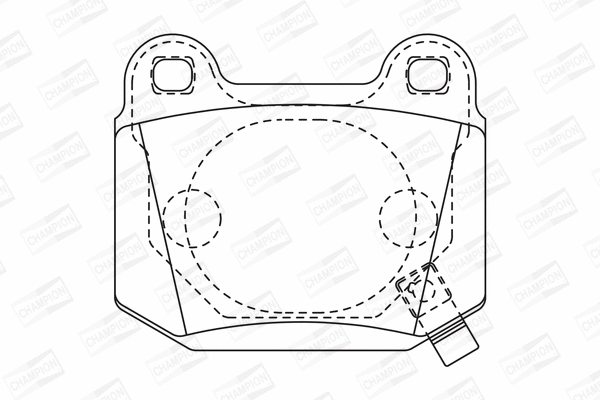 Brake Pad Set, disc brake (572558CH)