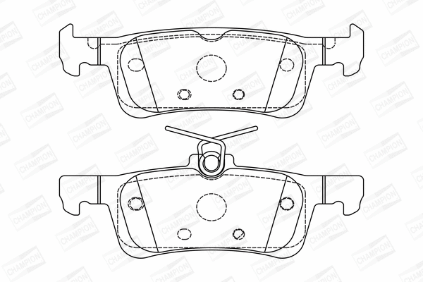 Brake Pad Set, disc brake (573613CH)