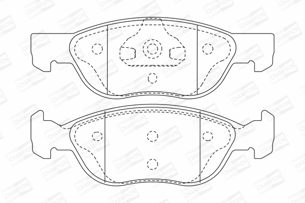 Brake Pad Set, disc brake (571973CH)