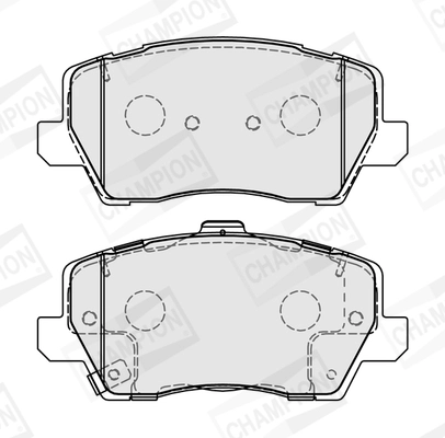 Brake Pad Set, disc brake (573812CH)