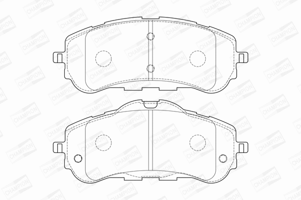 Brake Pad Set, disc brake (573620CH)