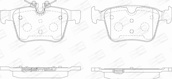 Brake Pad Set, disc brake (573772CH)