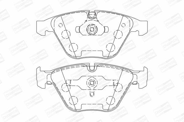 Brake Pad Set, disc brake (573210CH)