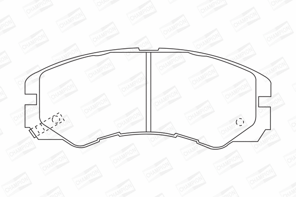 Brake Pad Set, disc brake (572348CH)