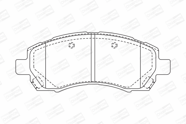 Brake Pad Set, disc brake (572566CH)