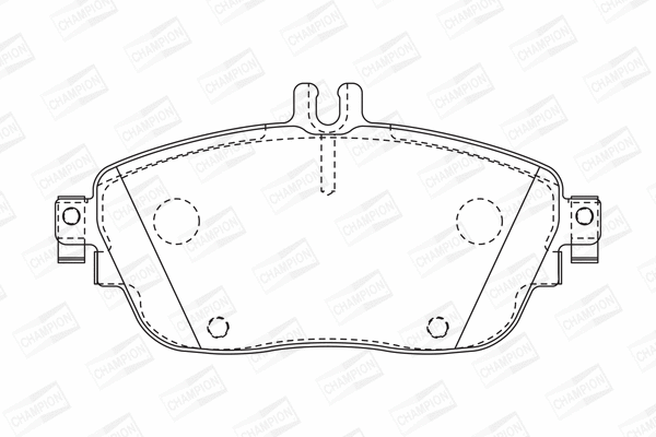 Brake Pad Set, disc brake (573403CH)