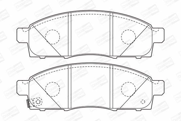 Brake Pad Set, disc brake (572646CH)