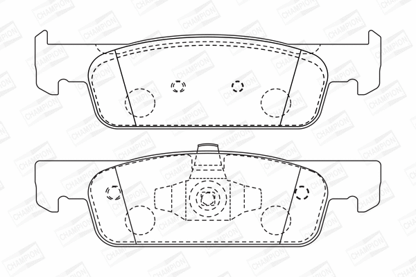 Brake Pad Set, disc brake (573422CH)