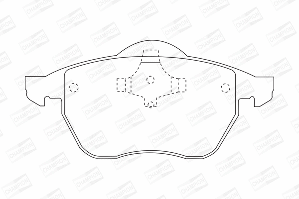 Brake Pad Set, disc brake (571935CH)