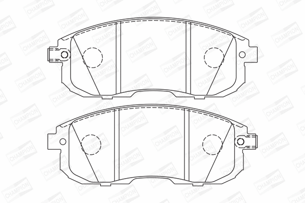 Brake Pad Set, disc brake (573304CH)