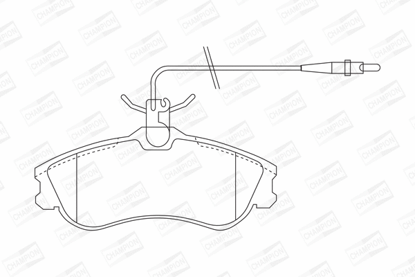 Brake Pad Set, disc brake (571919CH)