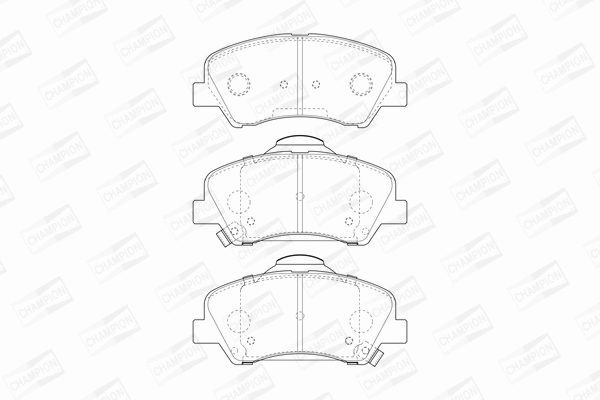 Brake Pad Set, disc brake (573368CH)