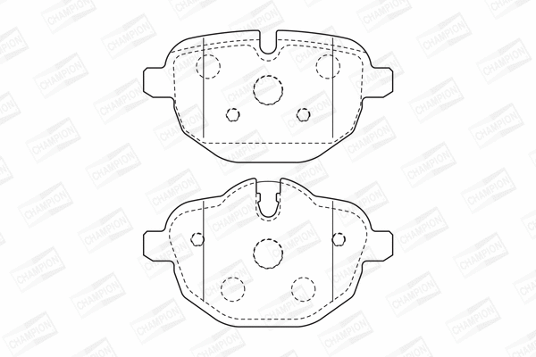 Brake Pad Set, disc brake (573352CH)