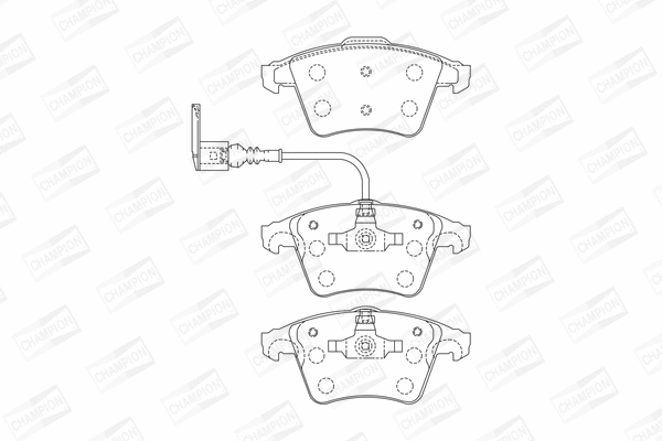 Brake Pad Set, disc brake (573160CH)