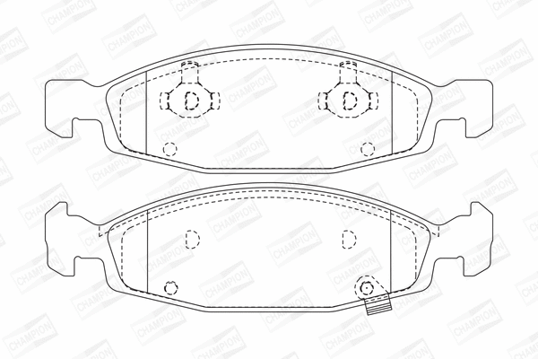 Brake Pad Set, disc brake (573077CH)