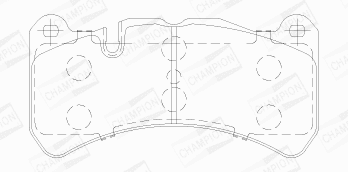 Brake Pad Set, disc brake (573799CH)