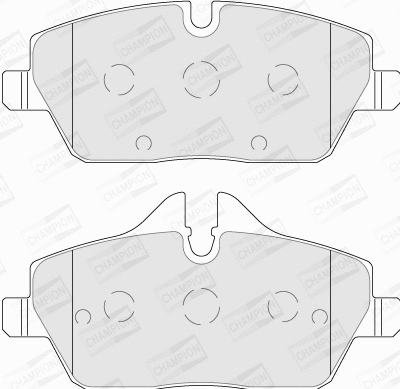 Brake Pad Set, disc brake (573841CH)