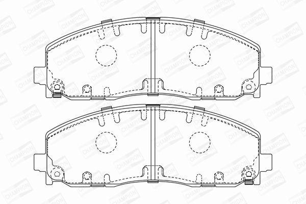 Brake Pad Set, disc brake (573411CH)