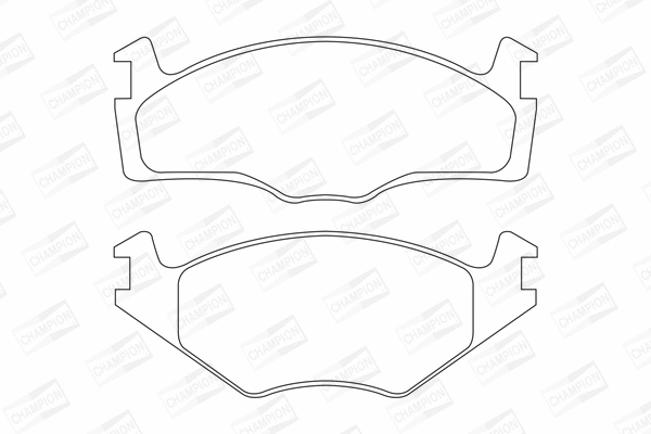 Brake Pad Set, disc brake (571848CH)