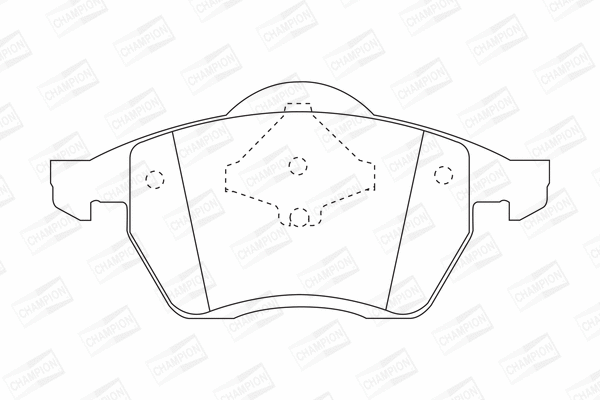 Brake Pad Set, disc brake (571900CH)