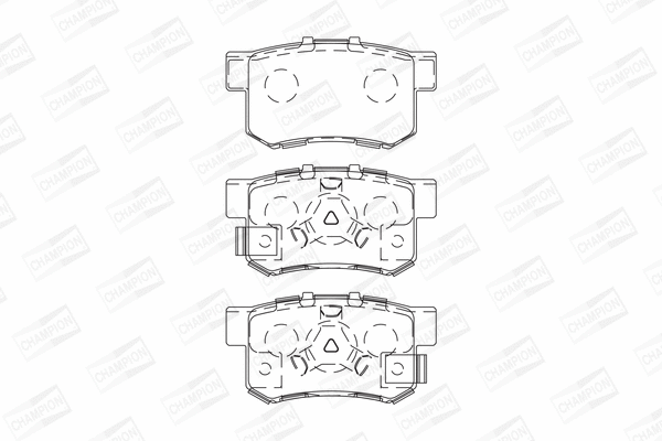 Brake Pad Set, disc brake (572544CH)