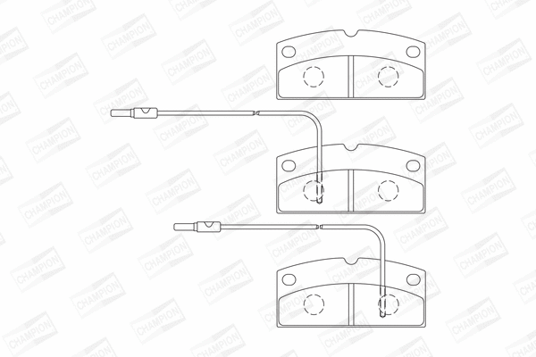 Brake Pad Set, disc brake (573750CH)