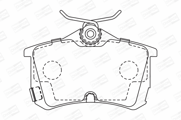 Brake Pad Set, disc brake (572478CH)