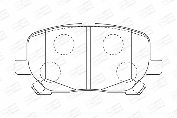Brake Pad Set, disc brake (572546CH)