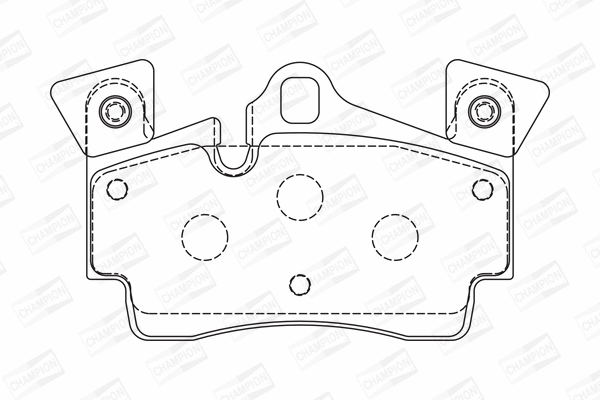 Brake Pad Set, disc brake (573638CH)