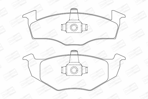 Brake Pad Set, disc brake (571939CH)