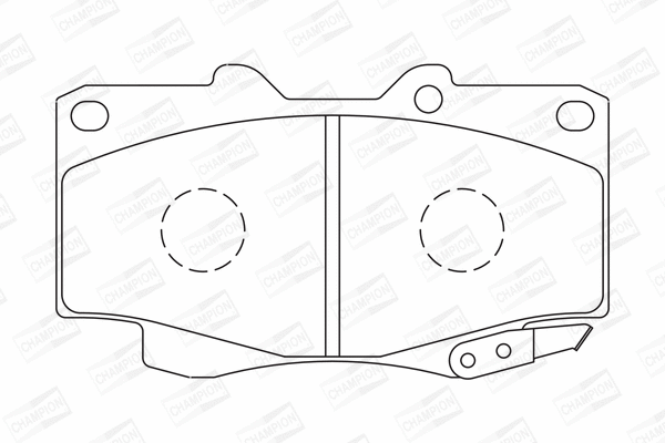 Brake Pad Set, disc brake (572625CH)