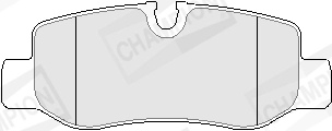 Brake Pad Set, disc brake (573798CH)