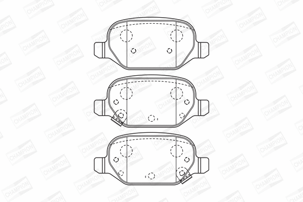 Brake Pad Set, disc brake (573427CH)