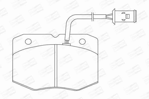 Brake Pad Set, disc brake (571416CH)