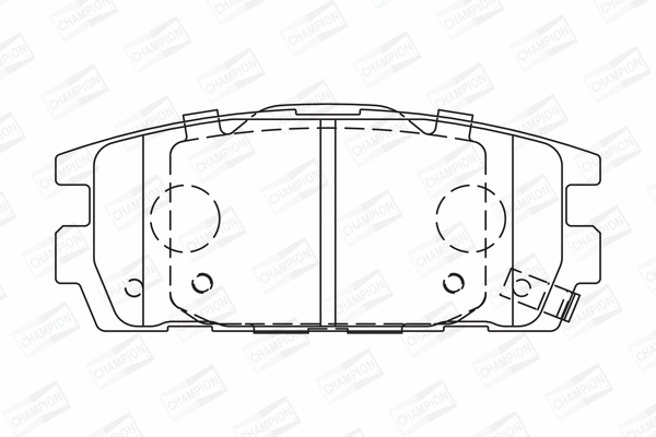 Brake Pad Set, disc brake (572581CH)