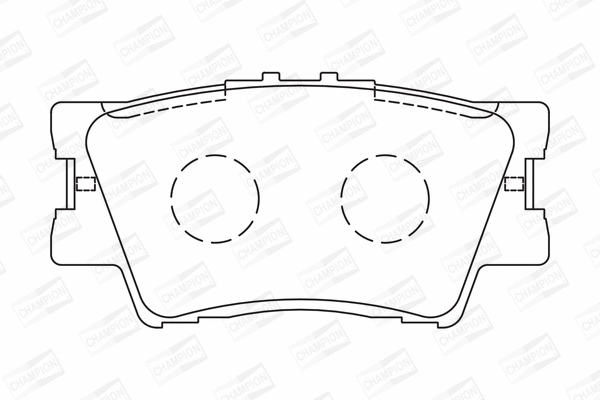 Brake Pad Set, disc brake (572595CH)