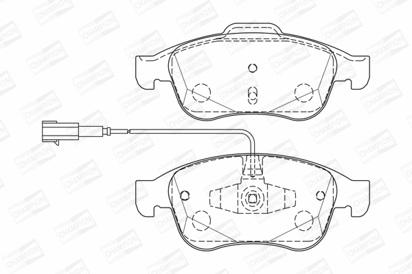 Brake Pad Set, disc brake (573331CH)