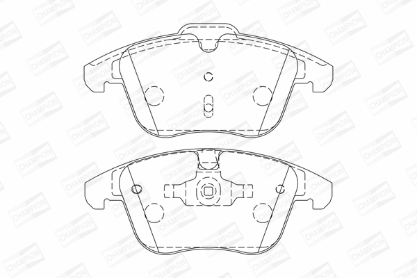 Brake Pad Set, disc brake (573201CH)