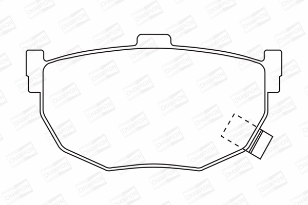 Brake Pad Set, disc brake (572127CH)